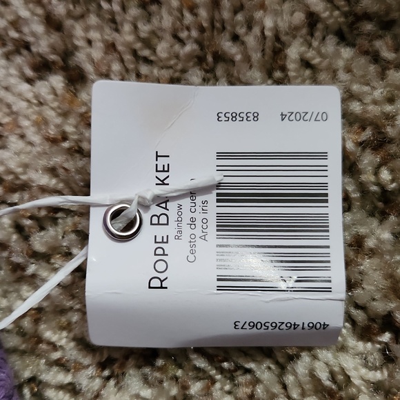 Rainbow Rope Basket - Picture 3 of 4